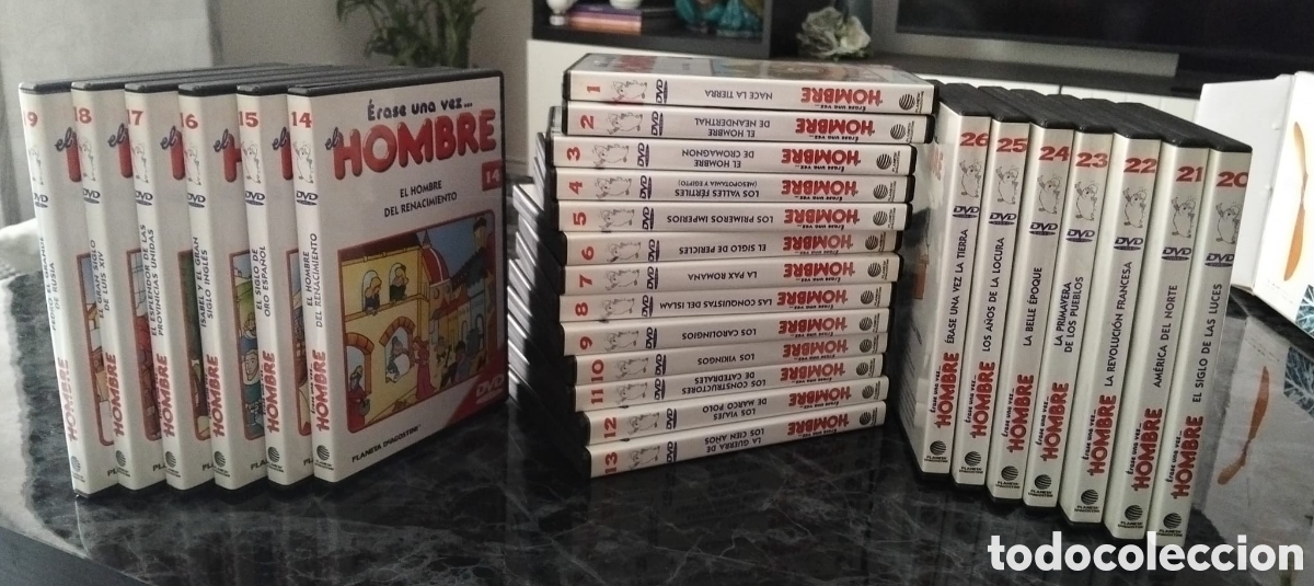 Kino: DVD'S Colecci&oacute;n &rdquo;Erase una vez el Hombre&rdquo;