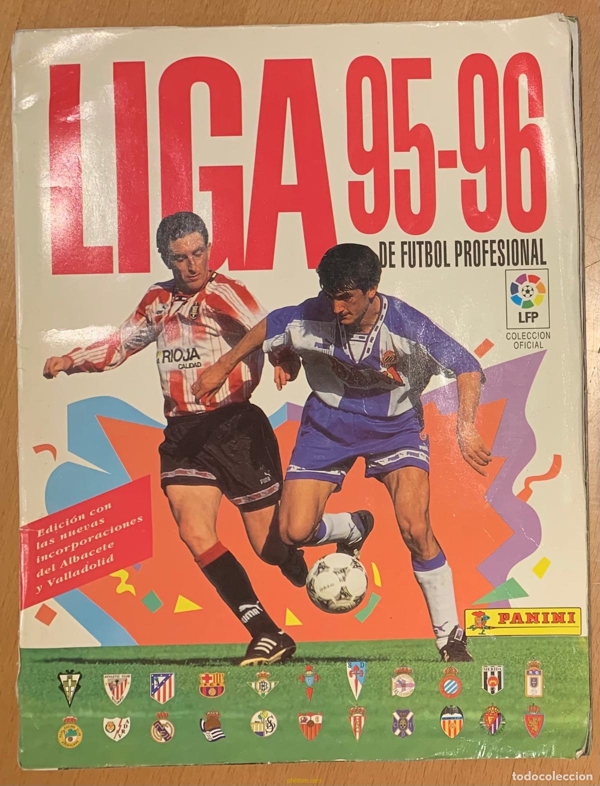 Cine: ALBUM PANINI CROMOS LIGA 95-96 EDICION ESPECIAL Y CON SUPLEMENTOS ANUNCIOS