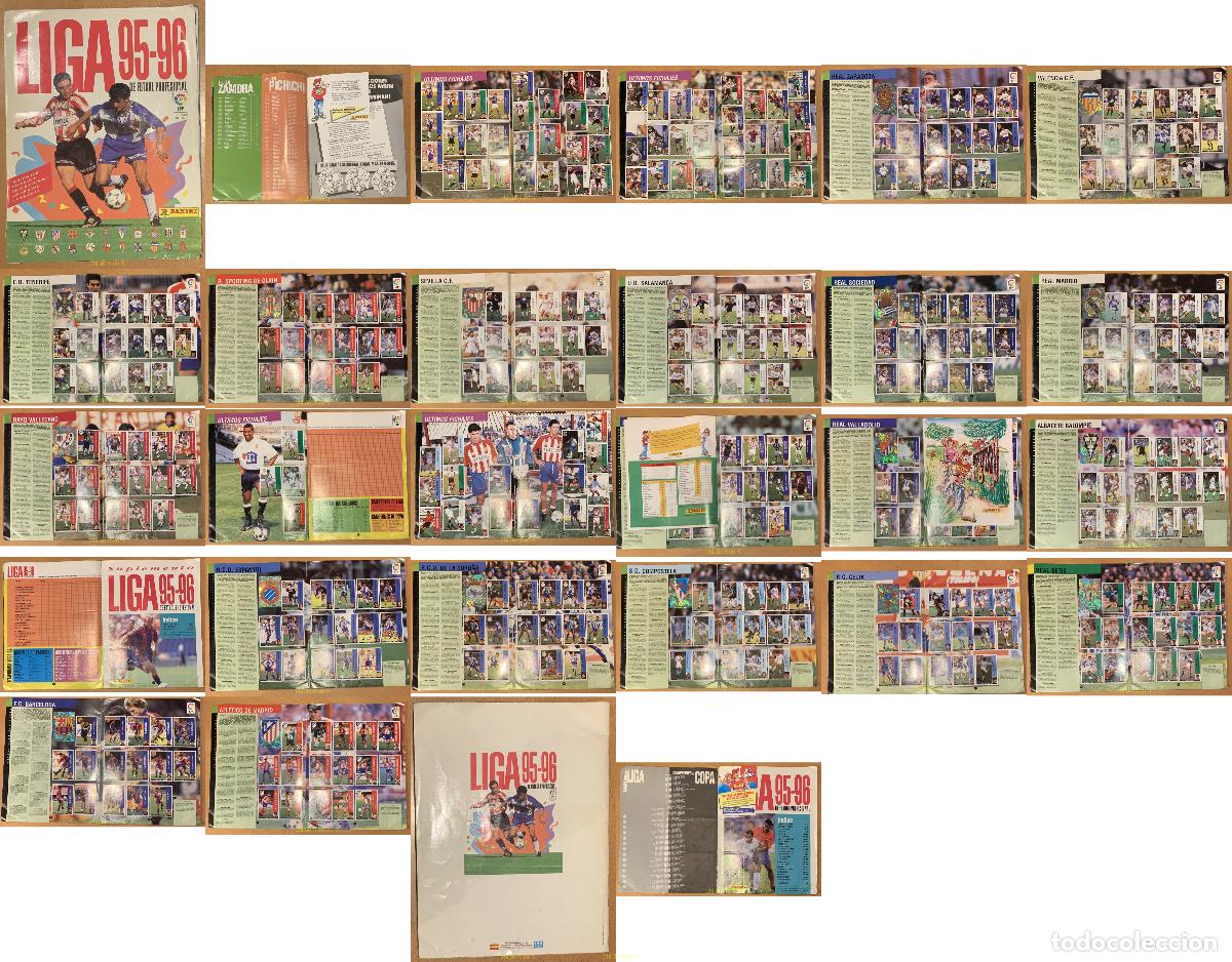 Cine: ALBUM PANINI CROMOS LIGA 95-96 EDICION ESPECIAL Y CON SUPLEMENTOS ANUNCIOS
