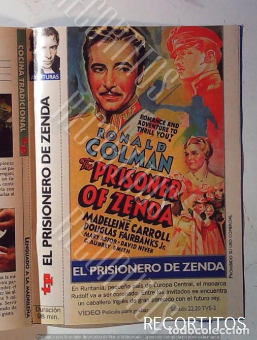 Cine: EL PRISIONERO DE ZENDA RONALD COLMAN DOUGLAS FAIRBANKS MADELEINE CARROLL MARY ASTOR DAVID NIVEN