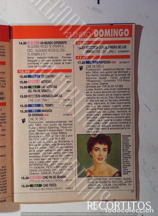 Cine: RAPSODIA ELIZABETH TAYLOR LIZ