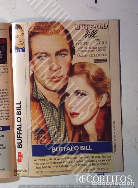 Cine: BUFFALO BILL BUFALLO GARY COOPER JEAN ARTHUR