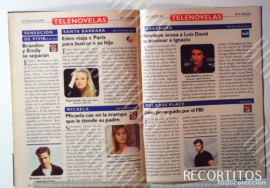 Cine: SENSACION DE VIVIR 90210 SANTA BARBARA MICAELA KASSANDRA MELROSE PLACE JASON NPRIESTLY