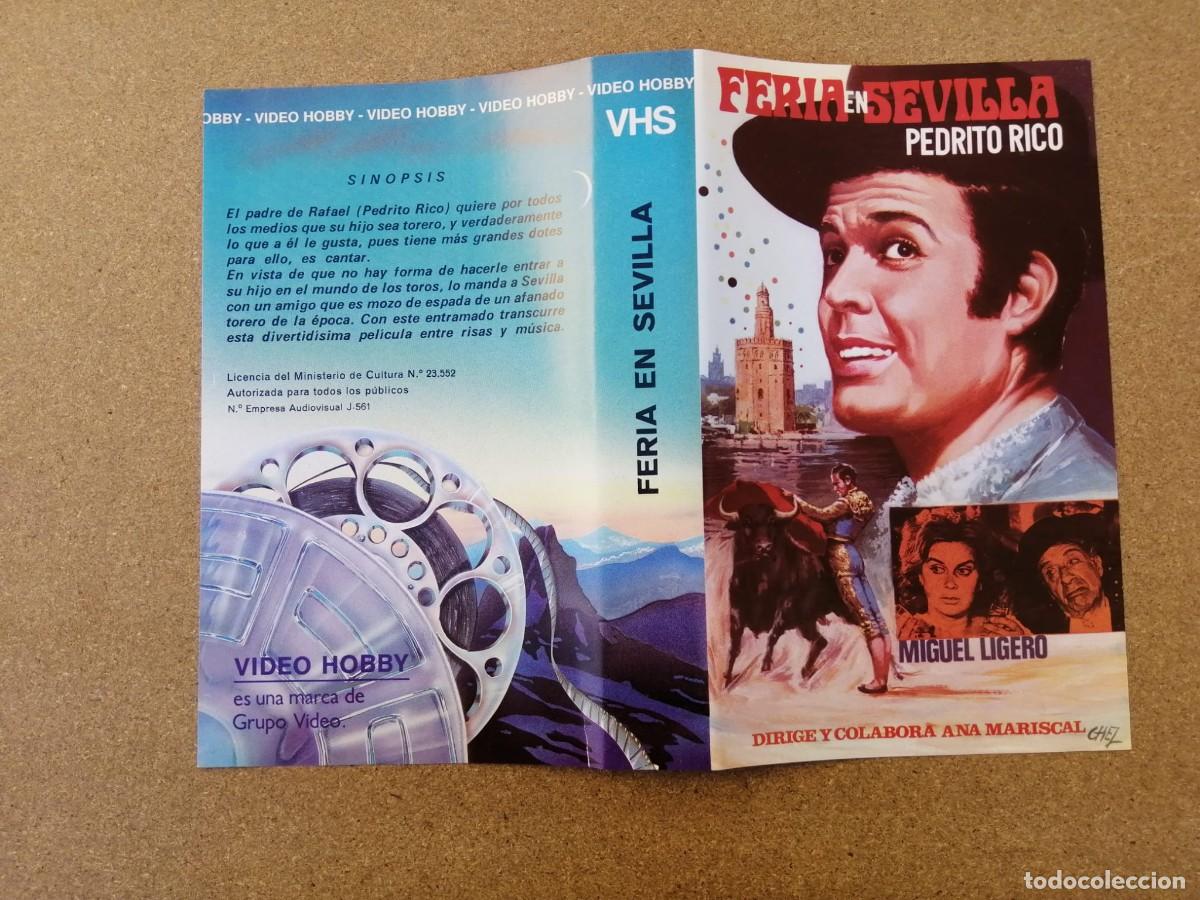 Cine: CARATULA VHS. FERIA EN SEVILLA (PEDRITO RICO - ANA MARISCAL - MIGUEL LIGERO)