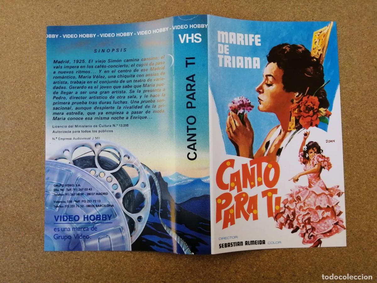 Cine: CARATULA VHS. CANTO PARA TI (MARIFE DE TRIANA)