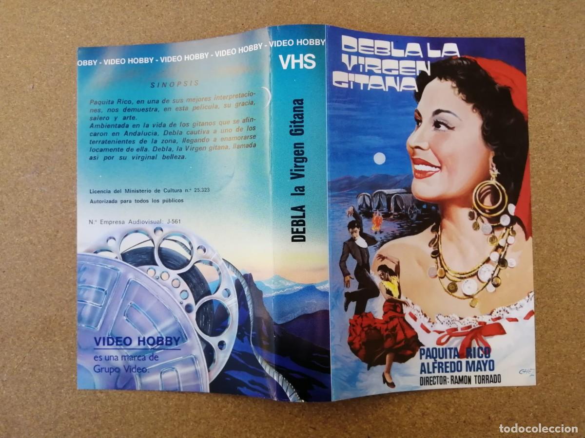 Cine: CARATULA VHS. DEBLA, LA VIRGEN GITANA (PAQUITA RICO - ALFREDO MAYO)