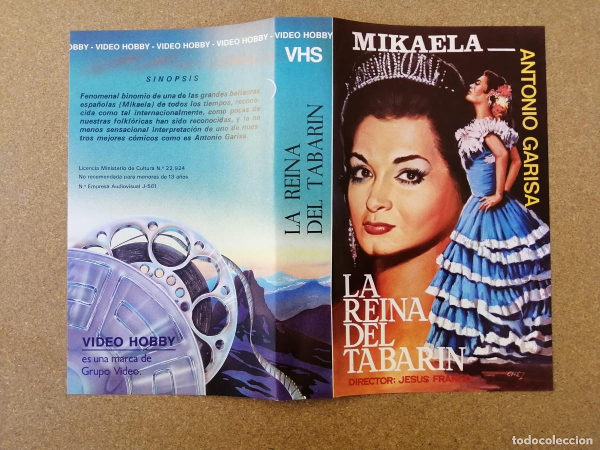 Cine: CARATULA VHS LA REINA DEL TABARIN (MIKAELA - ANTONIO GARISA) DIRIGIDA POR JESUS FRANCO