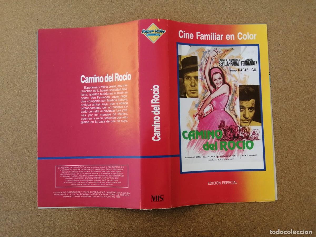 Cine: CARATULA VHS. CAMINO DEL ROCIO (CARMEN SEVILLA - FRANCISCO RABAL - ARTURO FERNANDEZ)