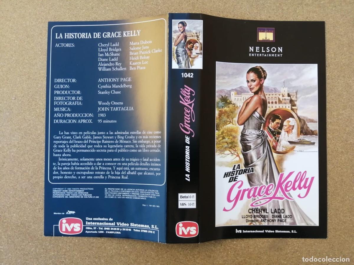 Cine: CARATULA VHS. LA HISTORIA DE GRACE KELLY (CHERYL LADD - LLOYD BRIDGES)