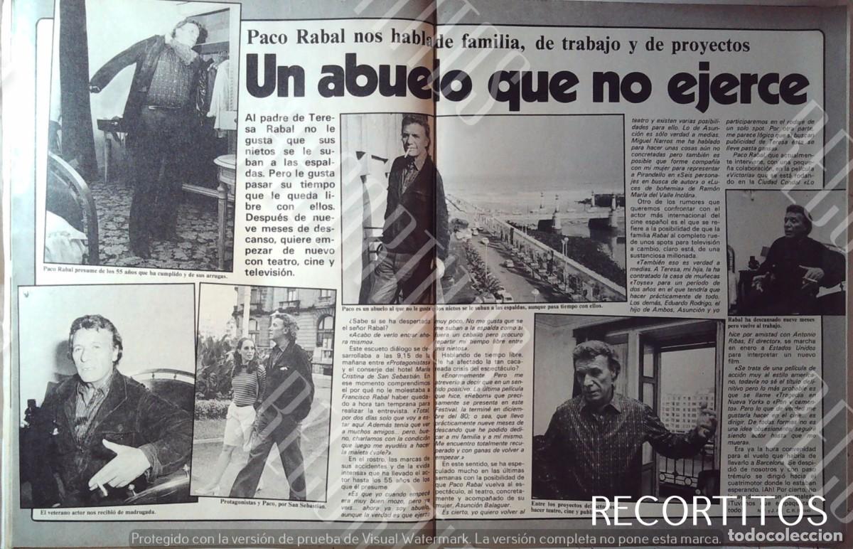 Cine: PACO RABAL UN ABUELO QUE NO EJERCE