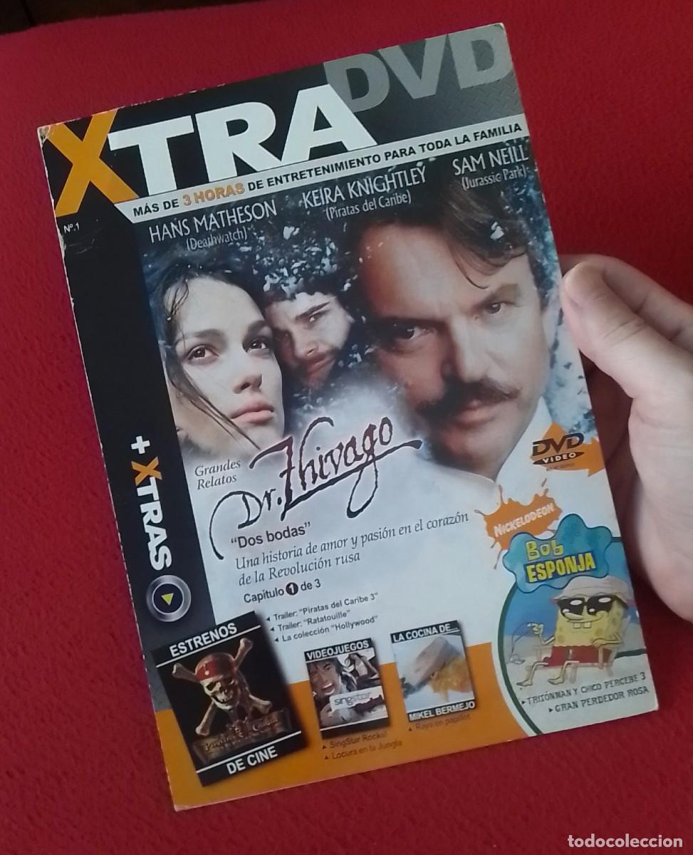 Cine: DISPLAY CARTEL O SIMIL EN CART&Oacute;N XTRA DVD DR. ZHIVAGO HANS MATHESON KEIRA KNIGHTLEY..BOB ESPONJA ETC
