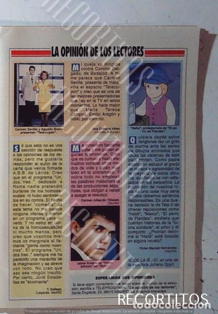 Cine: EL PERRO DE FLANDES JAIME ARAQUE RUBI CARMEN SEVILLA AGUSTIN BRAVO EL TELECUPON