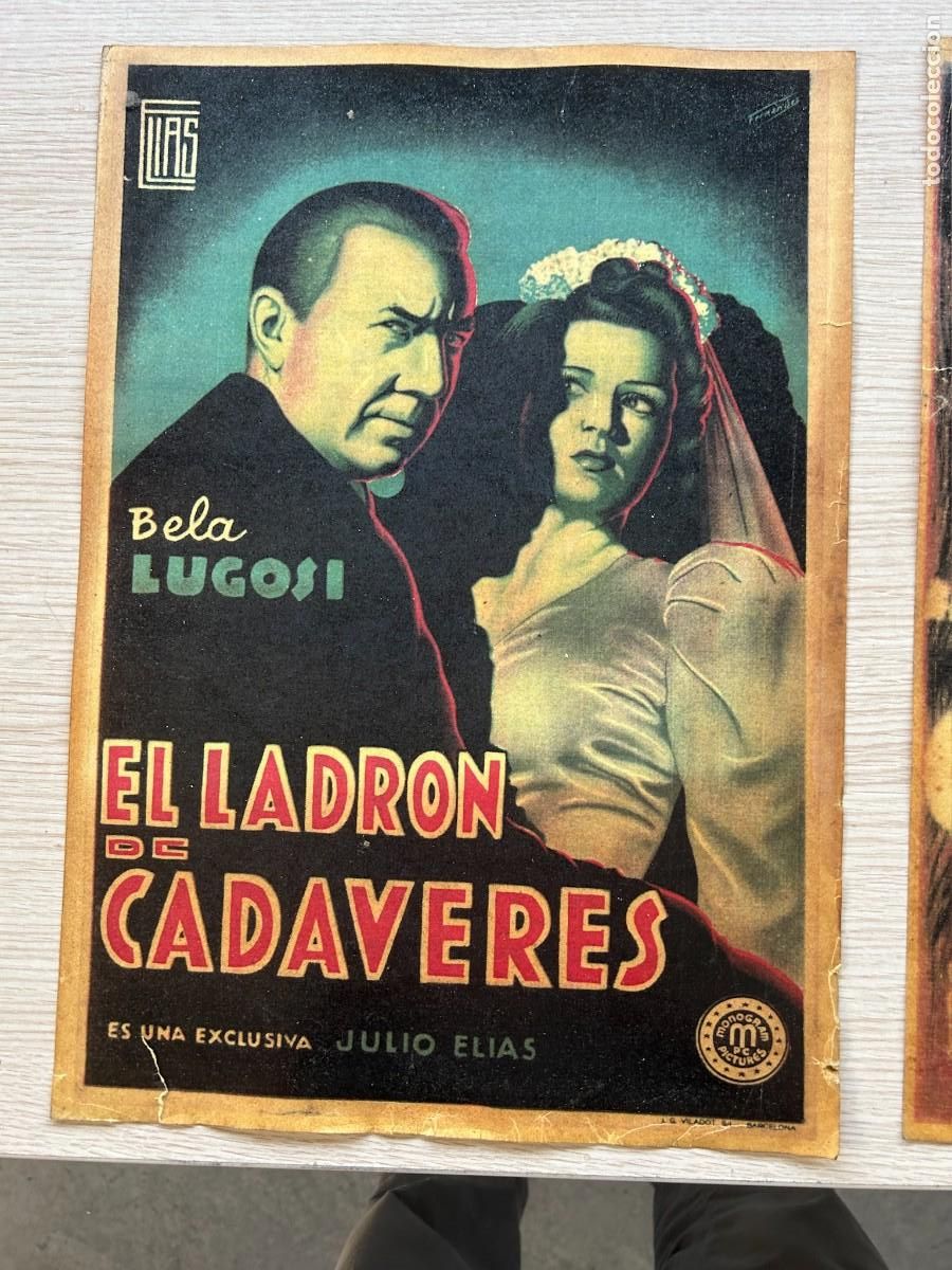Cine: EL LADRON DE CADAVERES POSTER 42X30 CM