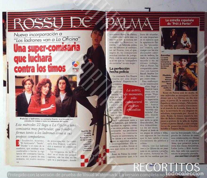 Cine: rossy de palma ROSY ROSIE ROSI PRET A PORTER