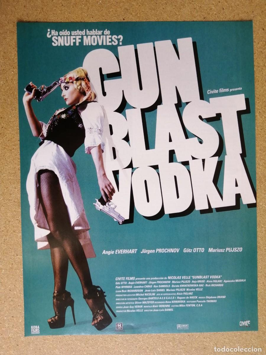 Cine: ANUNCIO CINE. GUN BLAST VODKA (ANGIE EVERHART - JURGEN PROCHNOW)