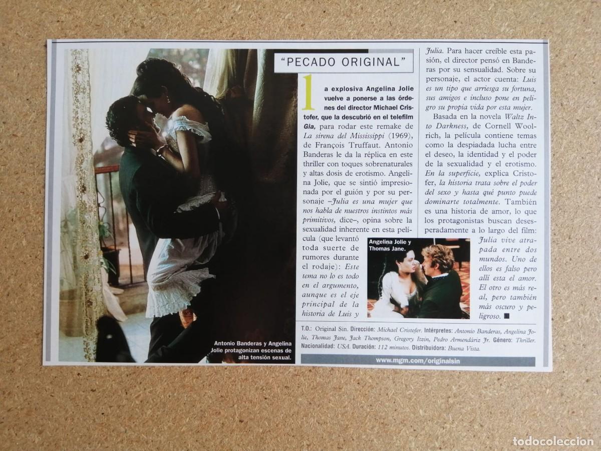 Cine: CRITICA CINEMATOGRAFICA. PECADO ORIGINAL, DE MICHAEL CRISTOFER