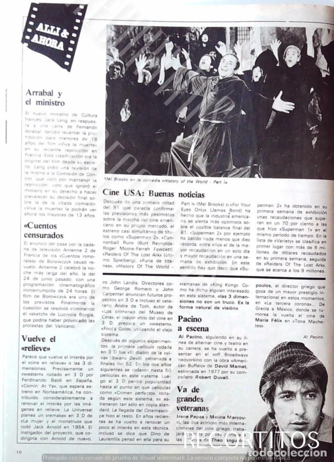Cine: ANGIE DICKINSON CHARLES BRONSON LEE MARVIN JAMES CAAN TIBURON MEL BROOKS AL PACINO