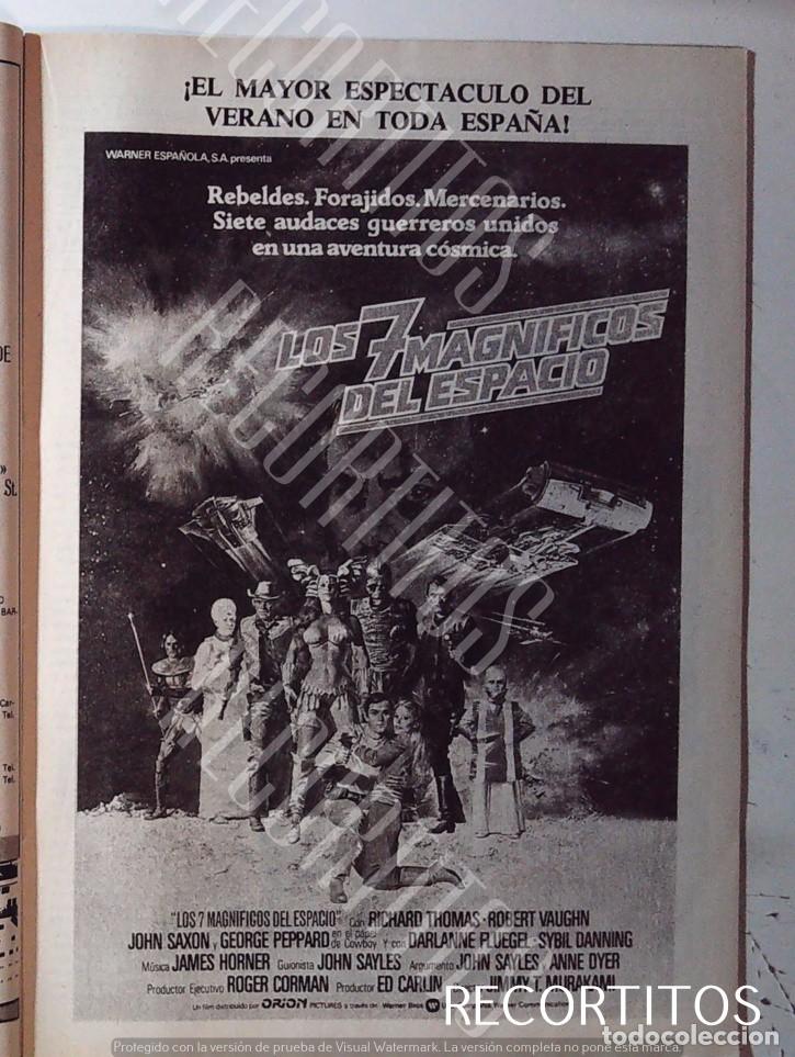 Cine: LOS 7 MAF&iexcl;GNIFICOS DEL ESPACIO RICHARD THOMAS GEORGE PEPPARD ROBERT N&iexcl;VAUGHN SYBIL DANNING