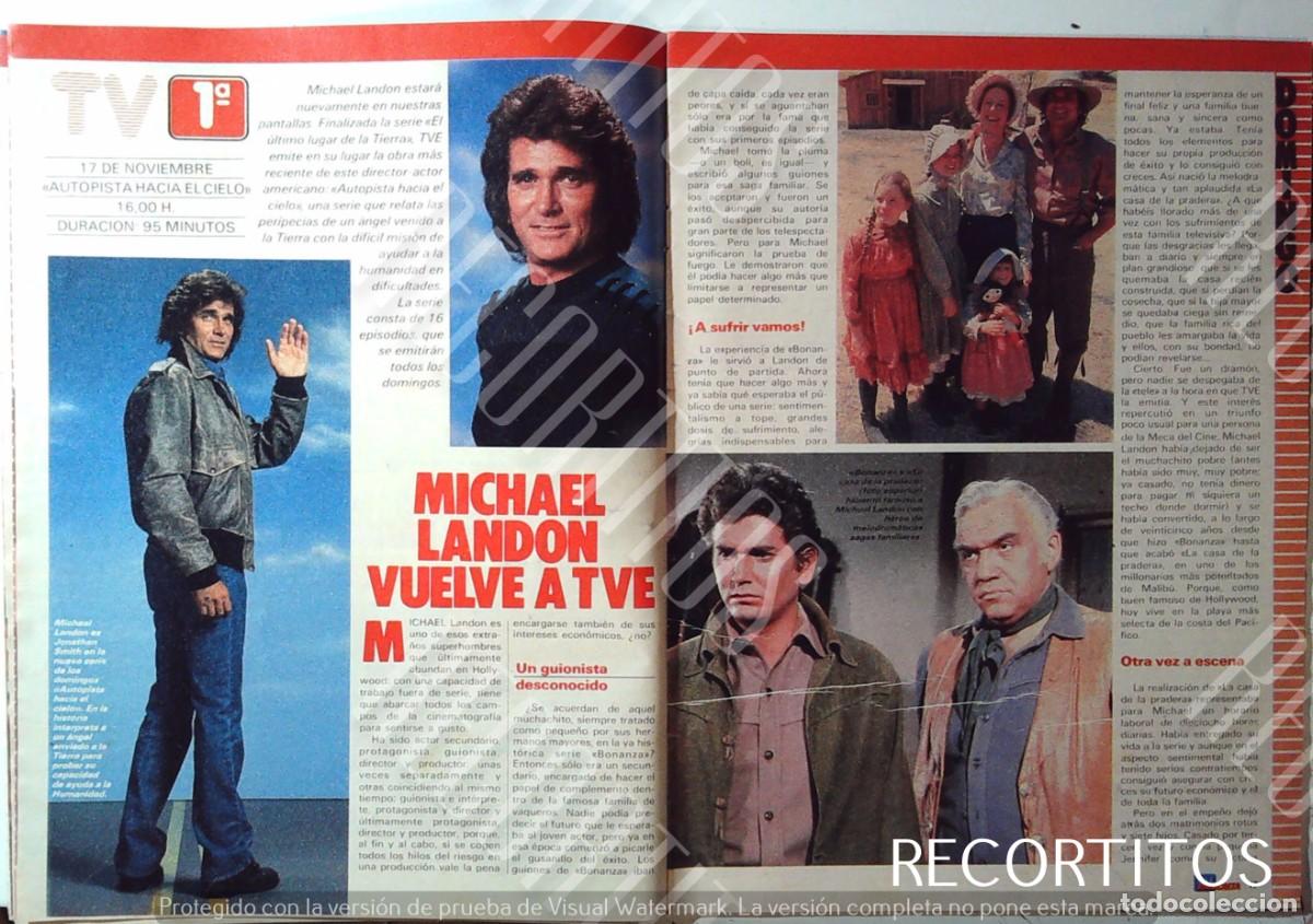Cine: MICHAEL LANDON AUTOPISTA HACIA EL CIELO la casa de la pradera BONANZA LORNE GREENE FRAGELS ROCK