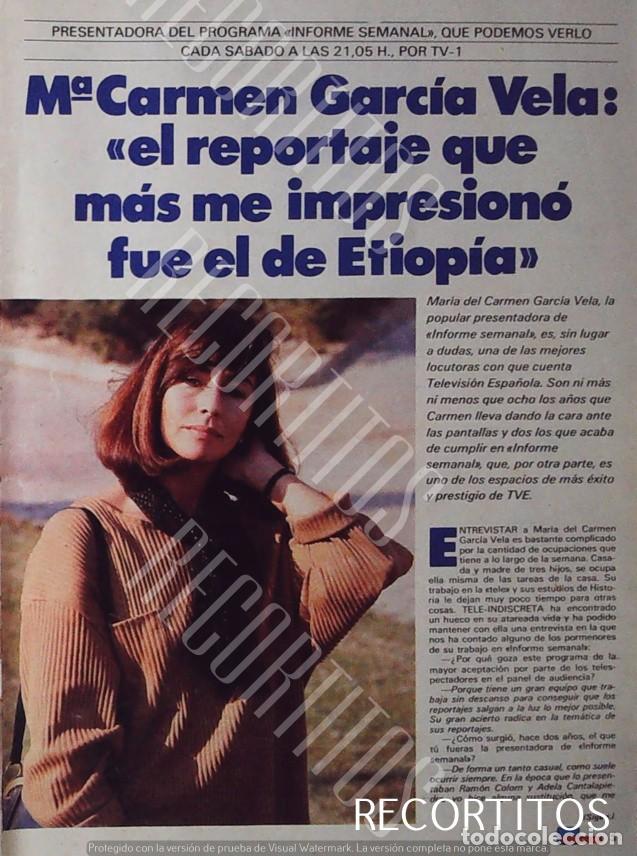 Cine: MARIA DEL CARMEN GARCIA VELA