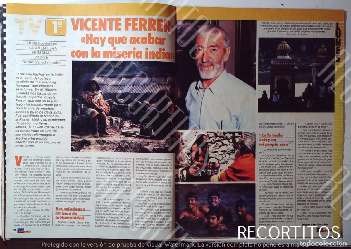 Cine: VICENTE FERRER HAY QUE ACABAR CON LA MISERIA EN INDIA