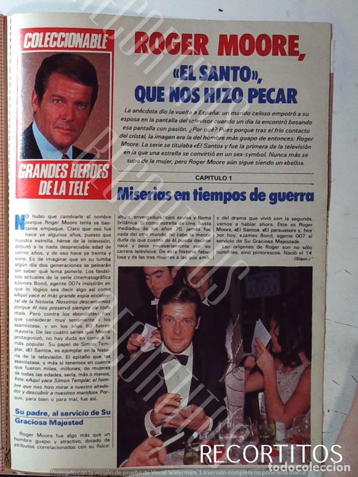Cine: GRANDES HEROES DE LA TELE EN TELEINDISCRETA CAPITULO 1 ROGER MOORE EL SANTO JAMES BOND 007