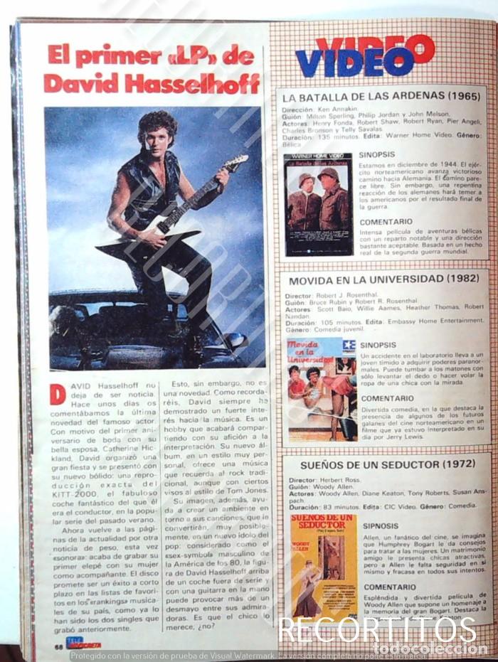 Cine: EL COCHE FANTASTICO DAVID HASSELHOFF NOVEDADES EN VIDEO