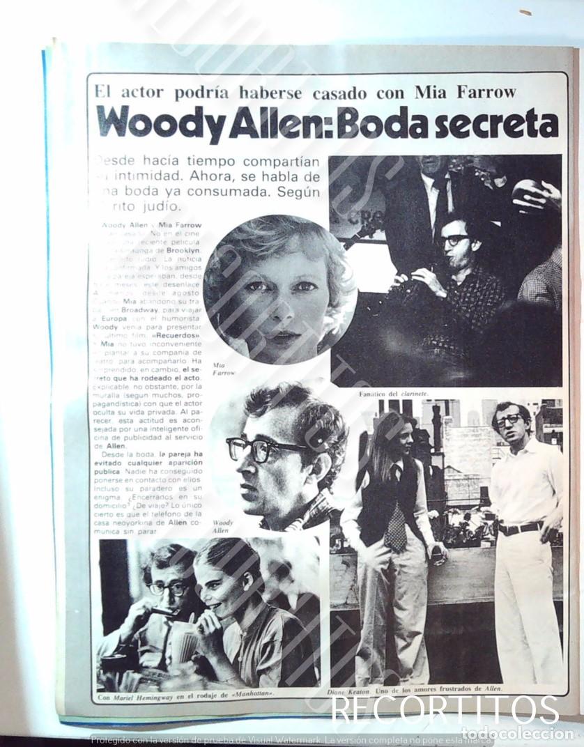 Cine: woody allen mia farrow MARIEL HEMINGWAY DIANE KEATON