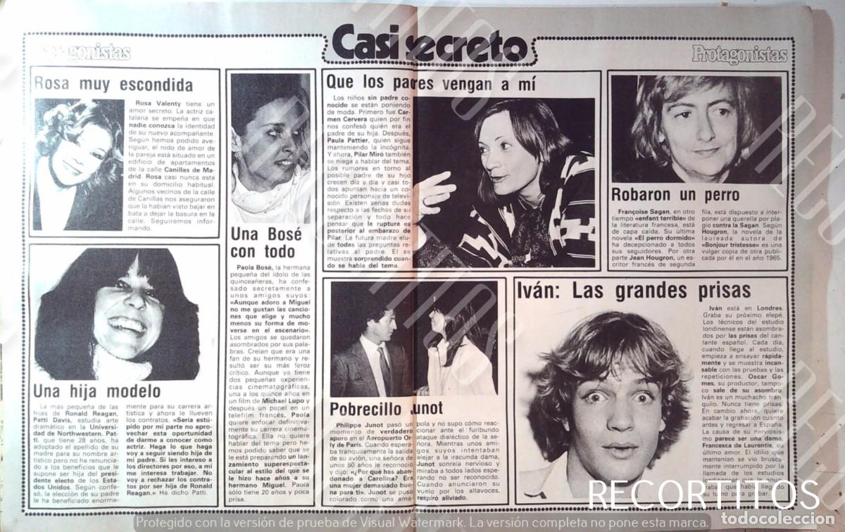 Cine: FRANCOISE SAGAN ROSA VALENTY PAOLA DOMINGUIN IVAN PILAR MIRO REAGAN