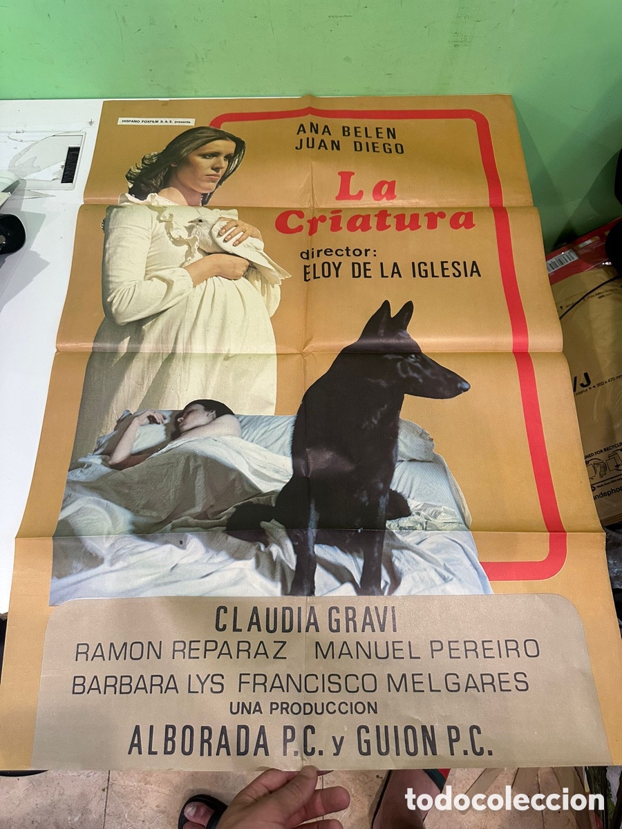 Cine: Cartel original de cine &ldquo;La Criatura&rdquo; &ndash; Ana Bel&eacute;n &ndash; 100 &times; 70 cm