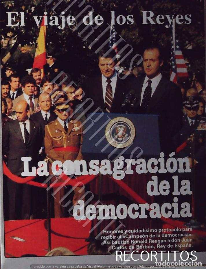 Cin&eacute;ma: LOS REYES DE ESPA&Ntilde;A EN ESTADOS UNIDIOS JUAN CARLOS SOFIA 1981 RONALD REAGAN NANCY