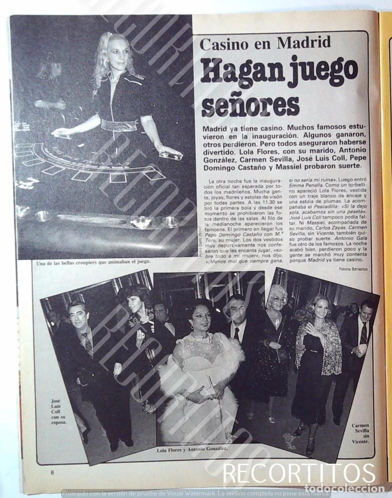 Cin&eacute;ma: EL CASINO DE MADRID LOLA FLORES CARMEN SEVILLA JOSE LUIS COLL ANTONIO GONZALEZ EL PESCAILLA