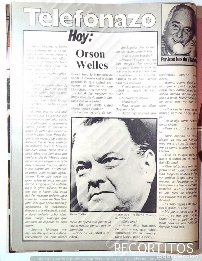 Cine: JOSE LUIS DE VILLALONGA ORSON WELLES