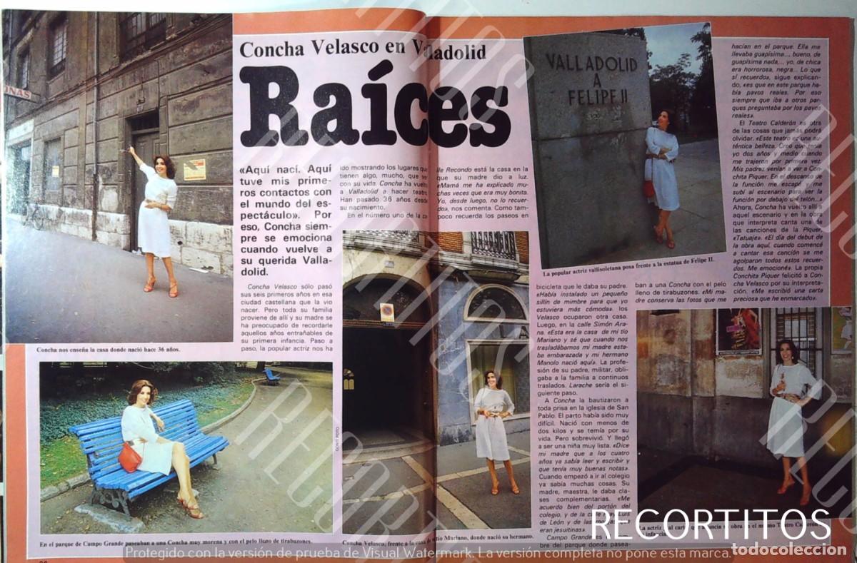 Cine: CV conchita velasco CONCHA EN VALLADOLID