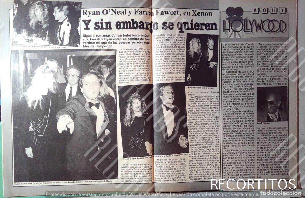 Cine: FF FARRAH FAWCETT RYAN ONEAL LOS ANGELES DE CHARLIE XENON FRANK SINATRA