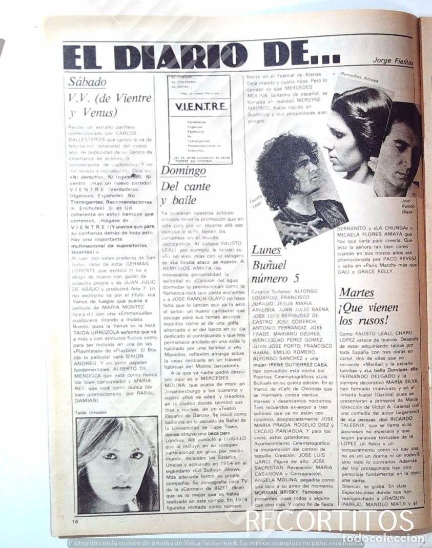 Cine: TAIDA URRUZOLA URROZOLA REMEDIOS AMAYA JOSE RAMON OLAYO FAUSTO LEALI