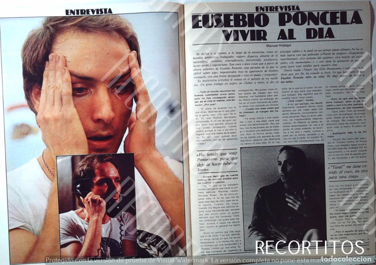 Cine: EUSEBIO PONCELA ENTREVISTA 1979