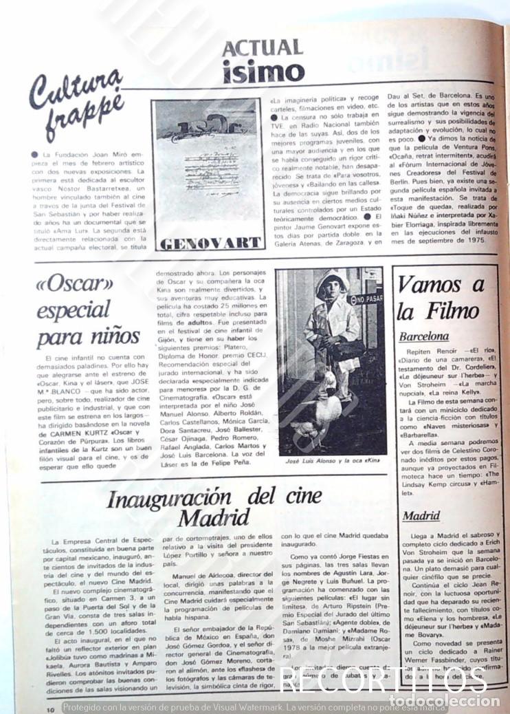 Cine: OSCAR KINA Y EL LASER JOSE LUIS ALONSO Y SU OCA CINE INFANTIL
