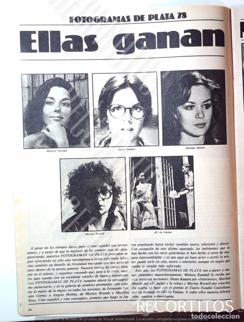 Cine: MARIBEL MARTIN DIANE KEATON MARINA ROSELL MONICA RANDALL EL TIO VANIA MARILINA