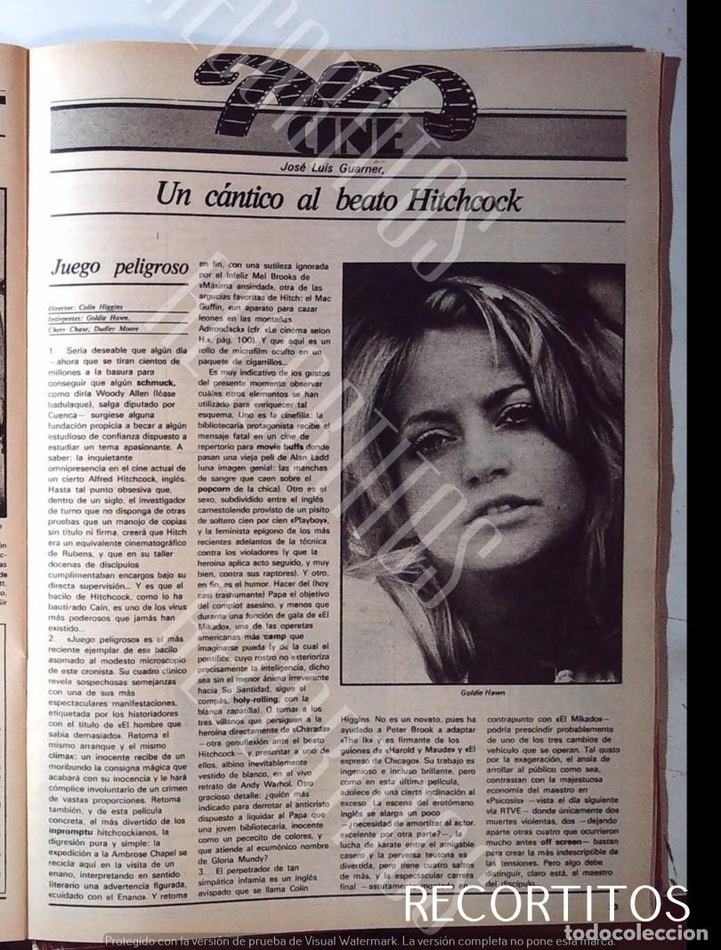 Cine: GOLDIE HAWN DOMENCIO MODUGNO LEONORA FANI RAPHAEL SYLVIA KRISTEL