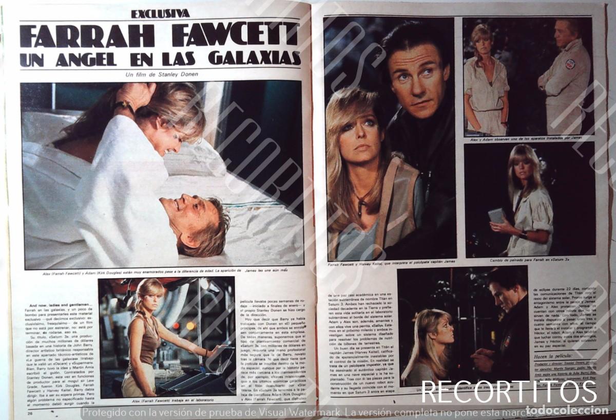 Kino: Farrah fawcett los angeles de charlie SATURN 3 KIRK DOUGLAS