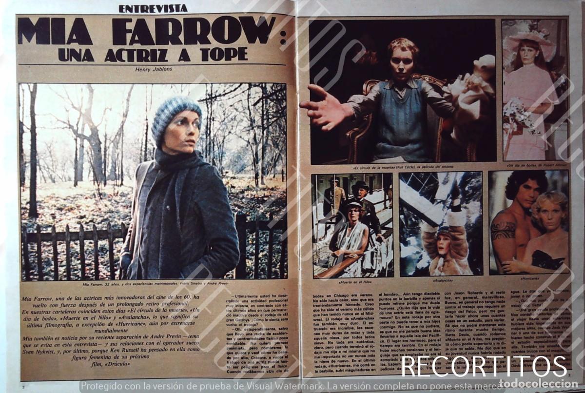 Kino: MIA FARROW ENTREVISTA 1979 CALZADOS KELME