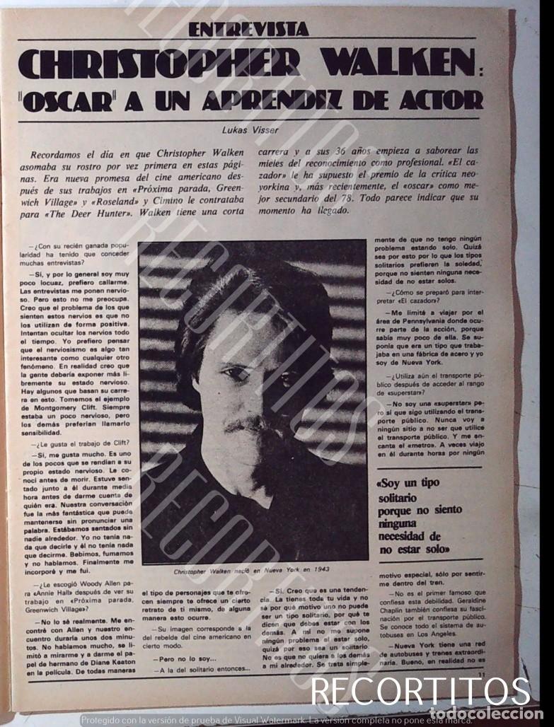 Kino: CHRISTOPHER WALKEN GERALDINE CHAPLIN