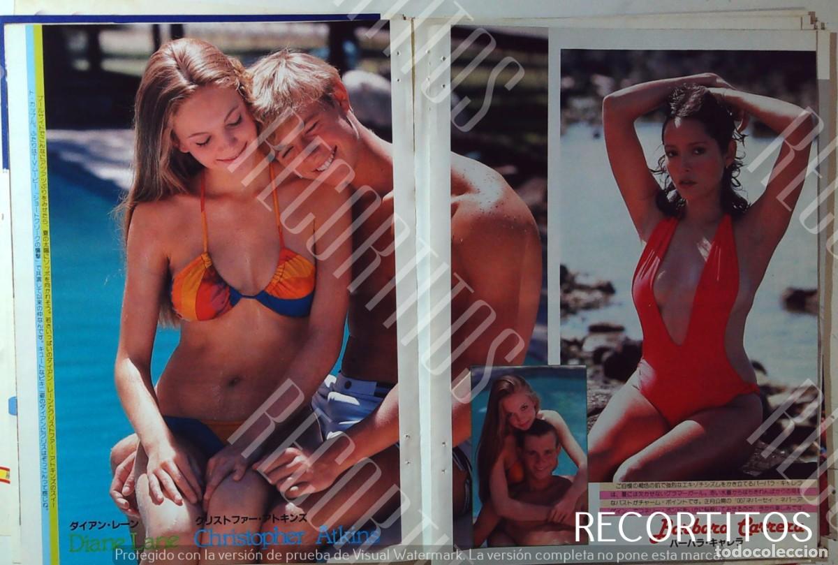 Cine: 1983 RECORTE PIN UP CHRISTOPHER ATKINS BARBARA CARRERA DIANE LANE