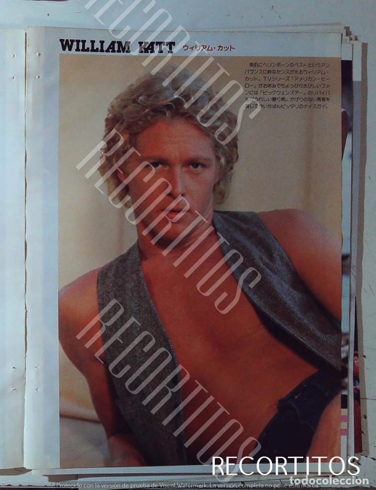 Cine: 1983 RECORTE PIN UP WILLIAM KATT EL GRAN HEROE AMERICANO