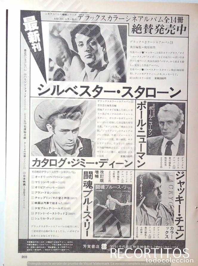 Cine: BRUCE LEE JACKIE CHAN JAMES DEAN SYLVESTER STALLONE PAUL NEWMAN