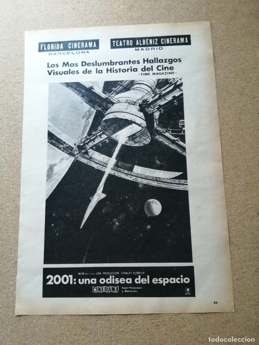 Cine: ANUNCIO CINE. 2001, UNA ODISEA DEL ESPACIO (STANLEY KUBRICK)