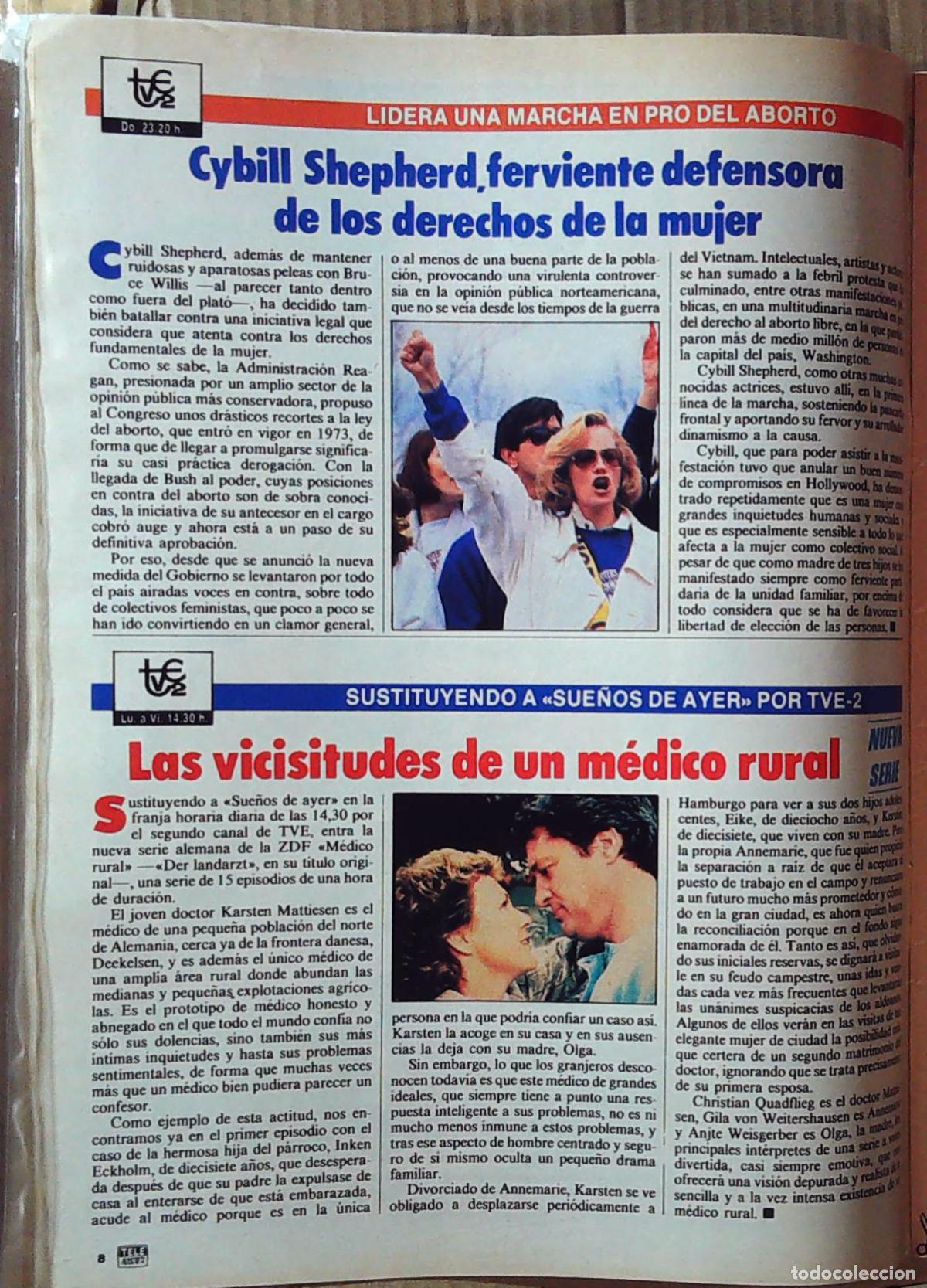Cine: cybill shepherd luz de luna MEDICO RURAL