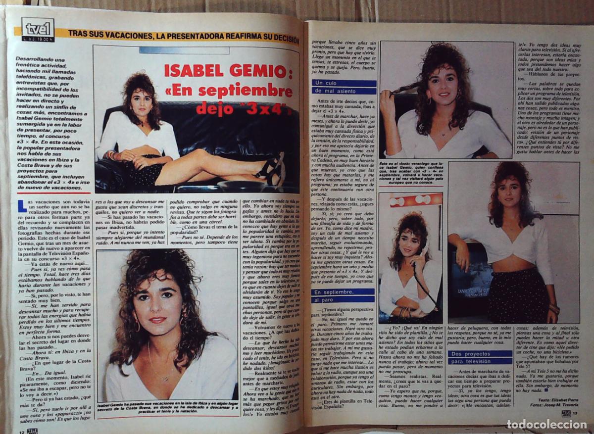 Cine: ISABEL GARBI GARABI GARAVI GEMIO 3 X 4