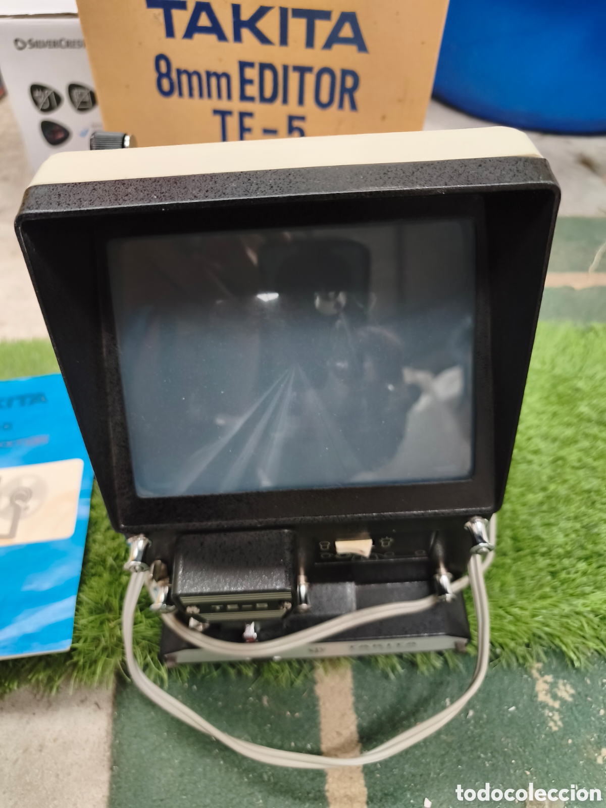 Cine: Editor y Visor de Cine 8mm / Super-8 Takita TE-5 Vintage (Con Caja)